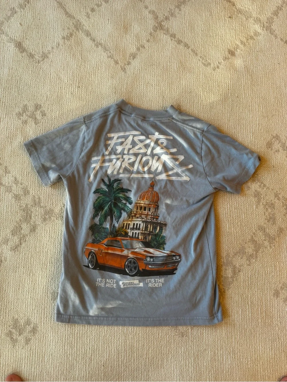 abercrombie kids Blue Graphic Short Sleeve Tee